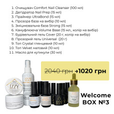 Стартовий набір для манікюру IZZY Welcome Box №3