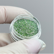 Блискітки для манікюру зелені, зелений глітер для нігтів, декор для дизайну
