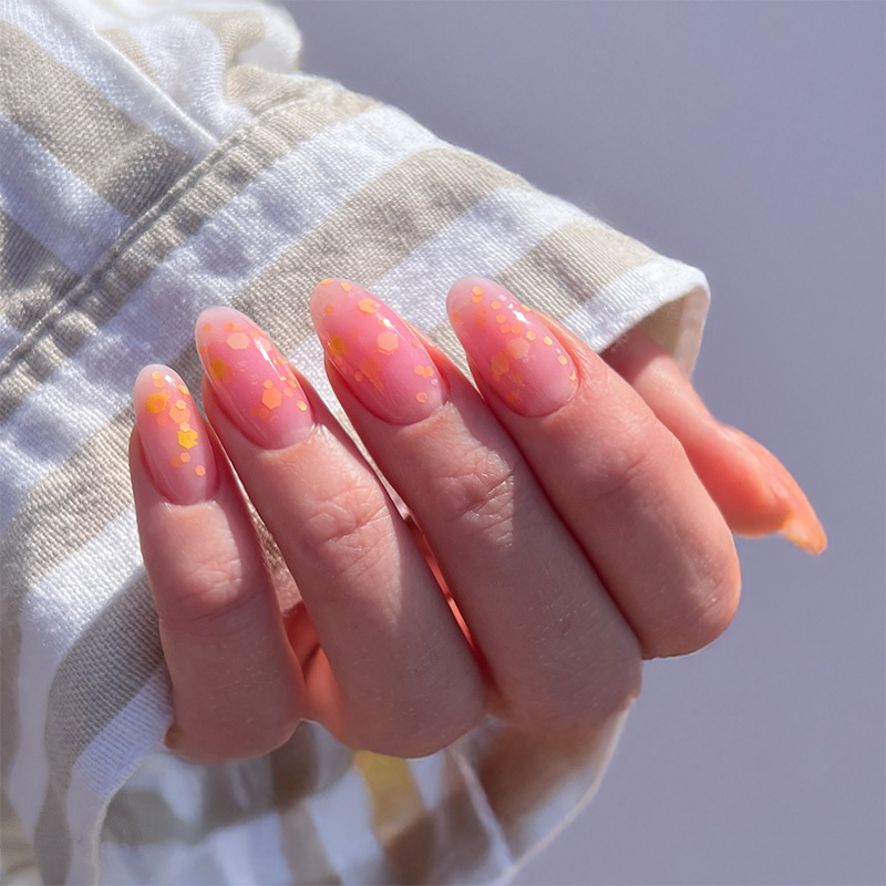 Candy Gel Orange - декоративний гель для нарощування нігтів, Izzy, 20 г