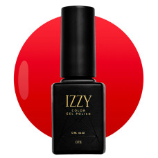Червоний класичний гель-лак для манікюру IZZY 78, 12мл