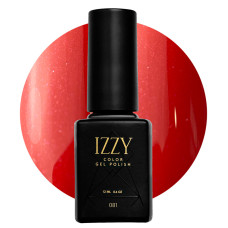 Червоний гель-лак для нігтів з блиском IZZY 81, 12мл