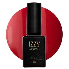Червоний яскравий гель-лак для манікюру IZZY 88, 12мл