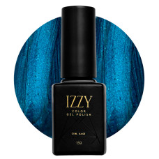 Синій з блиском гель-лак для манікюру IZZY 159, 12 мл