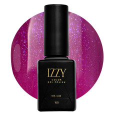 Рожевий блискучий гель-лак для манікюру IZZY 168, 12 мл