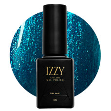 Синій з блиском гель-лак для манікюру IZZY 180, 12мл