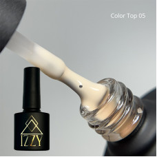 Камуфлюючий топ для нігтів Izzy Color Top 05, бежевий топ для манікюру 10 г