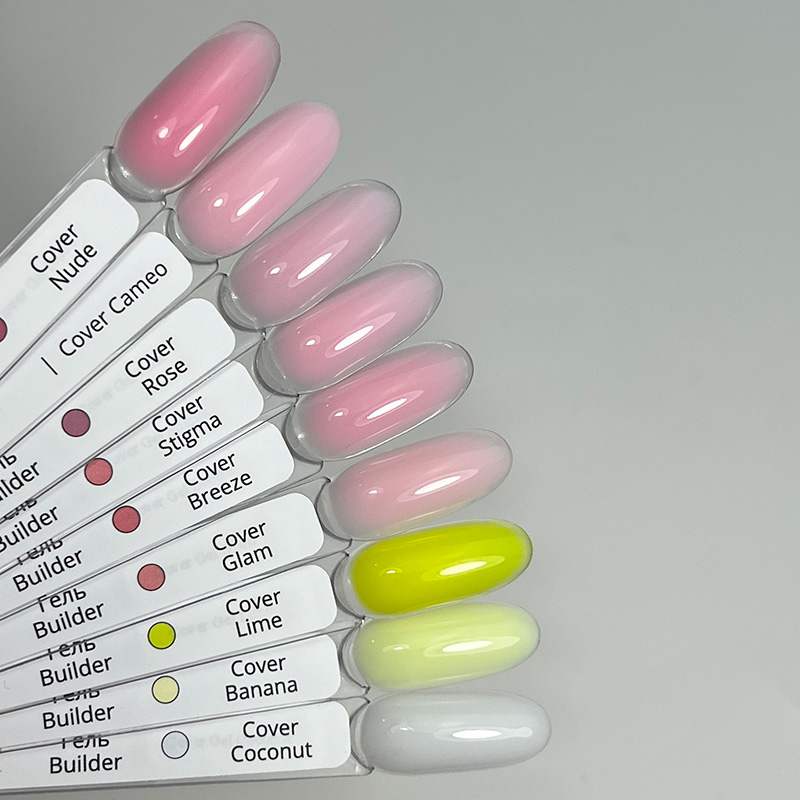 Камуфлюючий гель для нарощування нігтів Builder Cover Gel IZZY, колір Cameo — 20 г