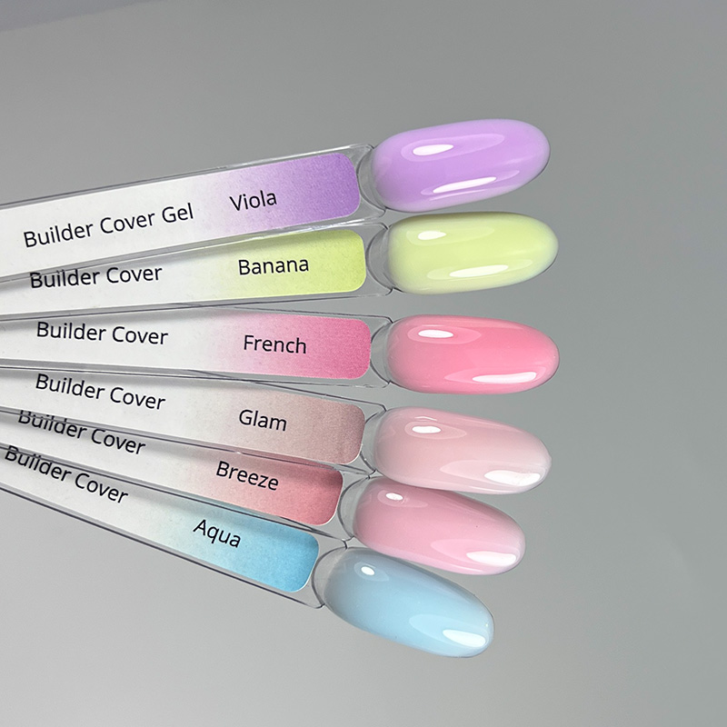 Камуфлюючий гель для нарощування нігтів Builder Cover Gel IZZY, колір Breeze — 20 г