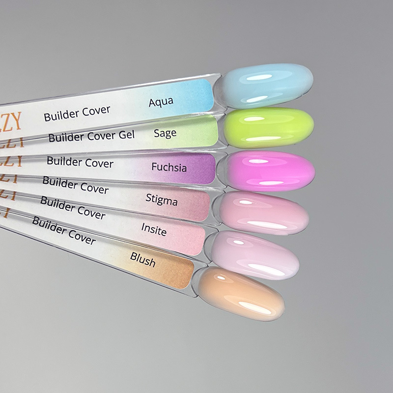 Камуфлюючий гель для нарощування нігтів Builder Cover Gel IZZY, колір Sage — 20 г