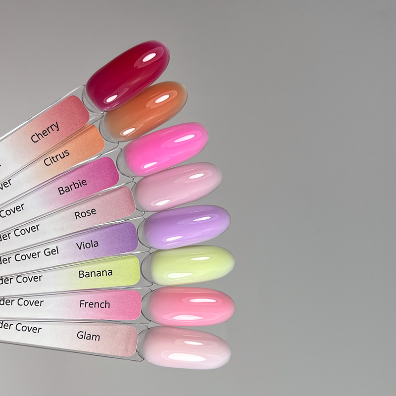 Червоний гель для нарощування нігтів Builder Cover Gel IZZY, колір Cherry — 20 г