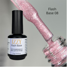Світловідбиваюча база для манікюру IZZY Flash Base 08 — 15 г