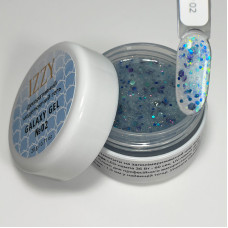 Моделюючий гель IZZY Galaxy 02, декоративний — 20 г