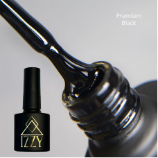 IZZY Premium Black чорний гель-лак для манікюру, 10 г