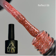 IZZY Reflect 06, рожевий світловідбиваючий гель-лак — 10 мл