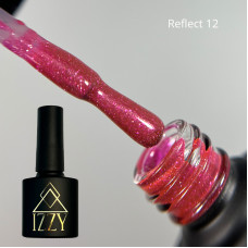 IZZY Reflect 12, рожевий світловідбиваючий гель-лак — 10 мл