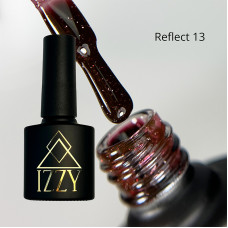 IZZY Reflect 13, темно-червоний світловідбиваючий гель-лак — 10 мл
