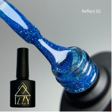 IZZY Reflect 02, синій світловідбиваючий гель-лак — 10 мл