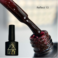 IZZY Reflect 13, темно-червоний світловідбиваючий гель-лак — 10 мл