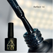 IZZY Reflect 14, темно-синій світловідбиваючий гель-лак — 10 мл