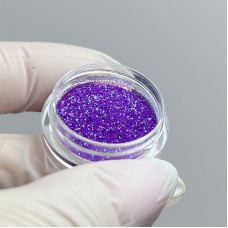 Блискітки для манікюру фіолетові, фіолктовий глітер для нігтів, декор для дизайну