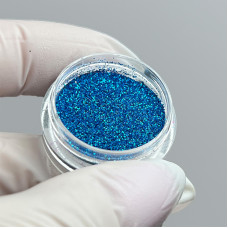 Блискітки для манікюру сині, синій глітер для нігтів, декор для дизайну