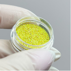 Блискітки для манікюру жовті, жовтий глітер для нігтів, декор для дизайну