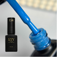Блакитний насичений гель-лак для манікюру IZZY 134, 12мл
