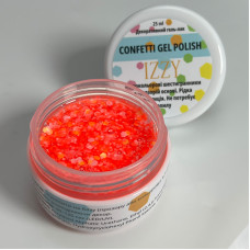 Декоративний гель-лак для манікюру IZZY Confetti №05, 25 г