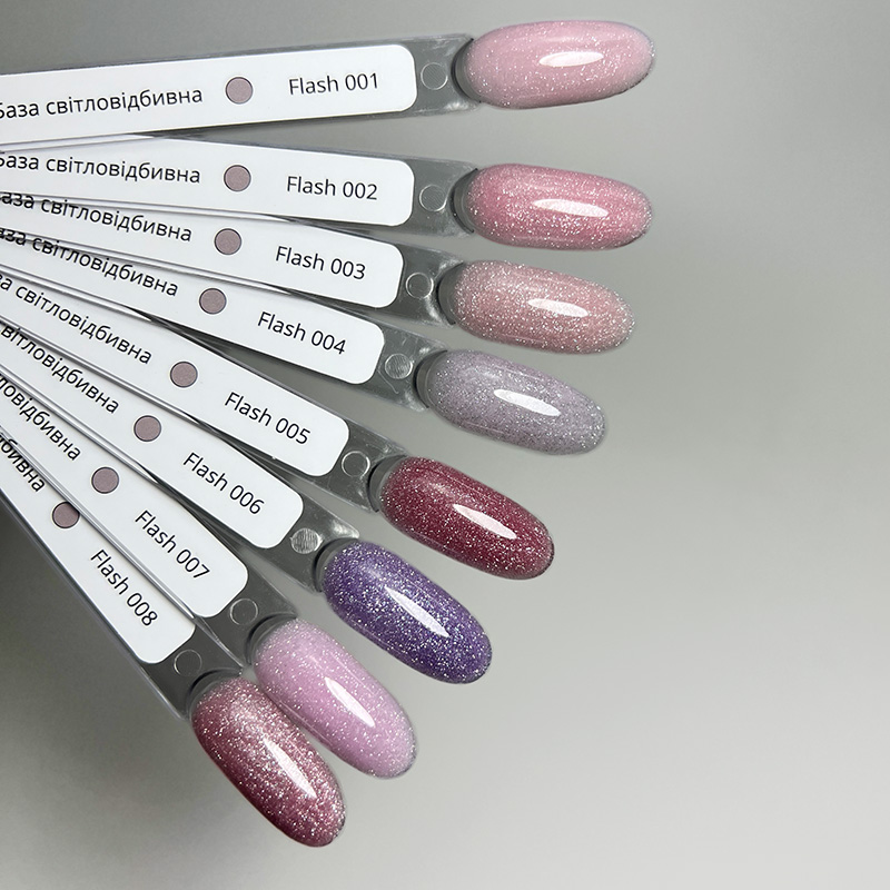 Світловідбиваюча база для нігтів IZZY Flash Base 03, 25 г — купити базу для нігтів IZZY