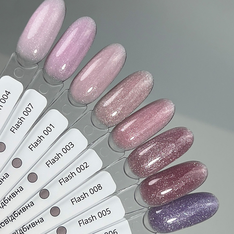 Світловідбиваюча база для нігтів IZZY Flash Base 06, 10 г — купити базу для нігтів IZZY