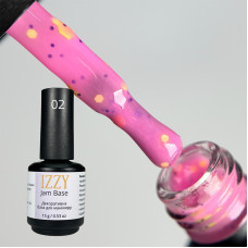Рожева база IZZY Jam Base 02 з декором — 15 г