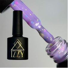 Фіолетова  IZZY Jam Base 04  для манікюру з різнокольоровим декором —10 г