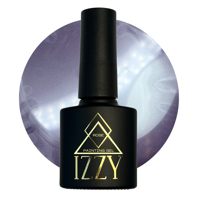 Гель-фарба металік IZZY Gold Rose — з ефектом рідкого металу, 10 мл