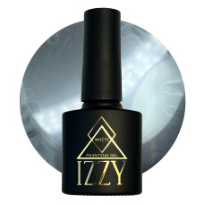 Gold White IZZY — гель-фарба з фектом рідкого металу, біле золото — 10 мл