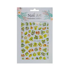 Наклейка для манікюру "Квіти жовті"