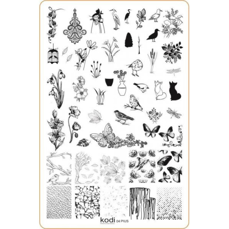 Пластина для стемпінгу Kodi 04Plus