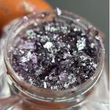 Пластівці Юкі срібні - декор для манікюру