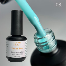 База для манікюру бірюзова, Izzy Volume Base 03, 15 мл