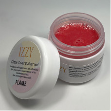 Flame Glitter Cover Gel IZZY — 40 г