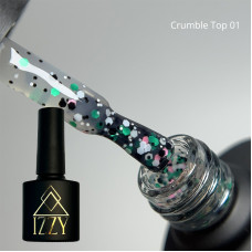 Декоративний топ для нігтів Izzy Crumble Top 01, 10 г