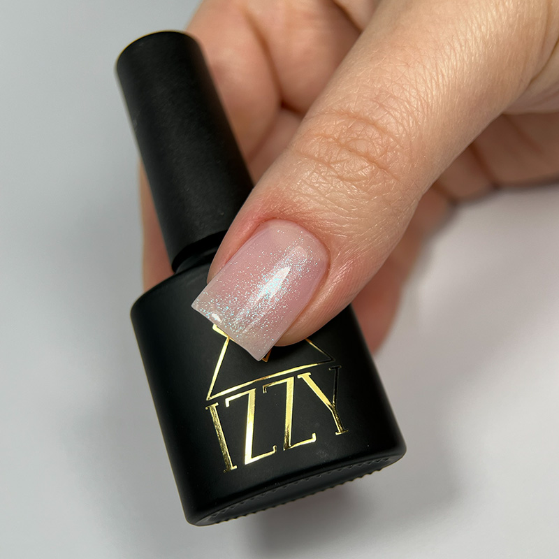Топ для нігтів Izzy Silk "Хамелеон", топ для манікюру з ефектом втірки, 10 г