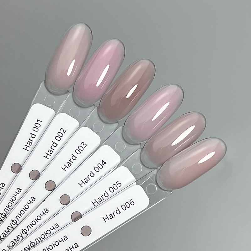 База для манікюру IZZY Hard Base 06 камуфлююча, напівпрозора, зміцнююча, 10 мл