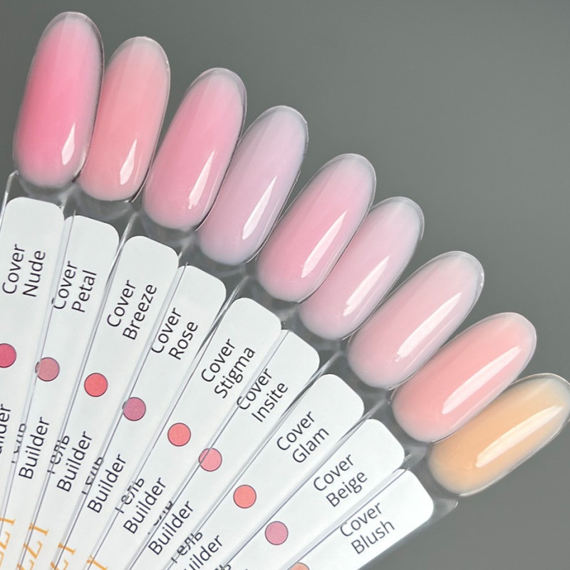 Камуфлюючий гель для нарощування нігтів Builder Cover Gel IZZY, колір Breeze — 20 г