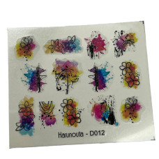 Слайдери для нігтів "Абстракція" – наклейки для манікюру з абстрактним дизайном 02