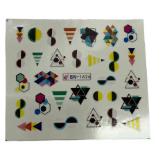 Слайдери для нігтів "Абстракція" – наклейки для манікюру з абстрактним дизайном 06