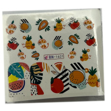 Слайдери для нігтів "Абстракція" – наклейки для манікюру з абстрактним дизайном 09