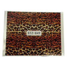 Слайдер для нігтів  анімалістичним принтом 10 - наклейки для манікюру