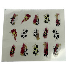 Слайдер для нігтів  анімалістичним принтом 13 - наклейки для манікюру