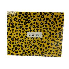 Слайдер для нігтів  анімалістичним принтом 09 - наклейки для манікюру