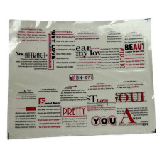 Слайдери для нігтів з надписами – наклейки для манікюру з текстом 06